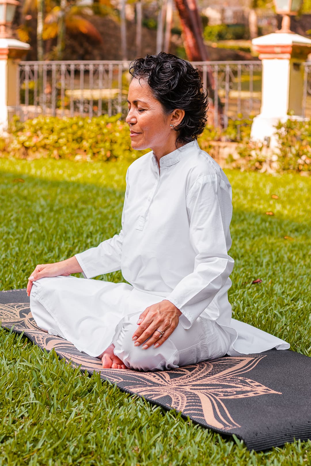 Meditation by the ocean